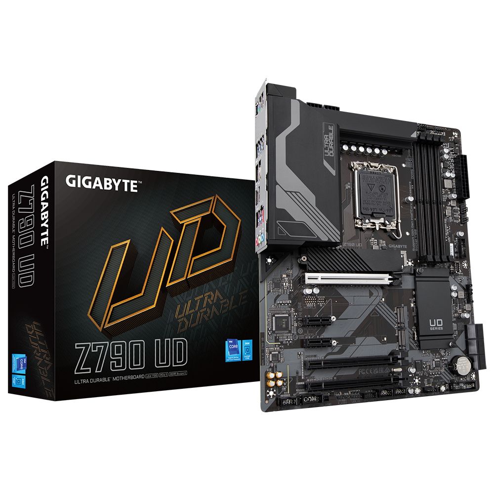 Материнская плата Gigabyte Z790 UD Soc-1700 Intel Z790 4xDDR5 ATX AC`97 8ch(7.1) 2.5Gg RAID+HDMI+DP