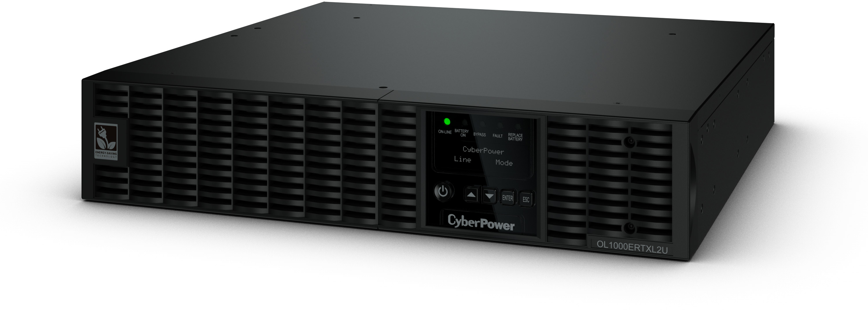 CyberPower ИБП Online OL1000ERTXL2U 1000VA/900W USB/RS-232/Dry/EPO/SNMPslot/RJ11/45/ВБМ (8 IEC С13)