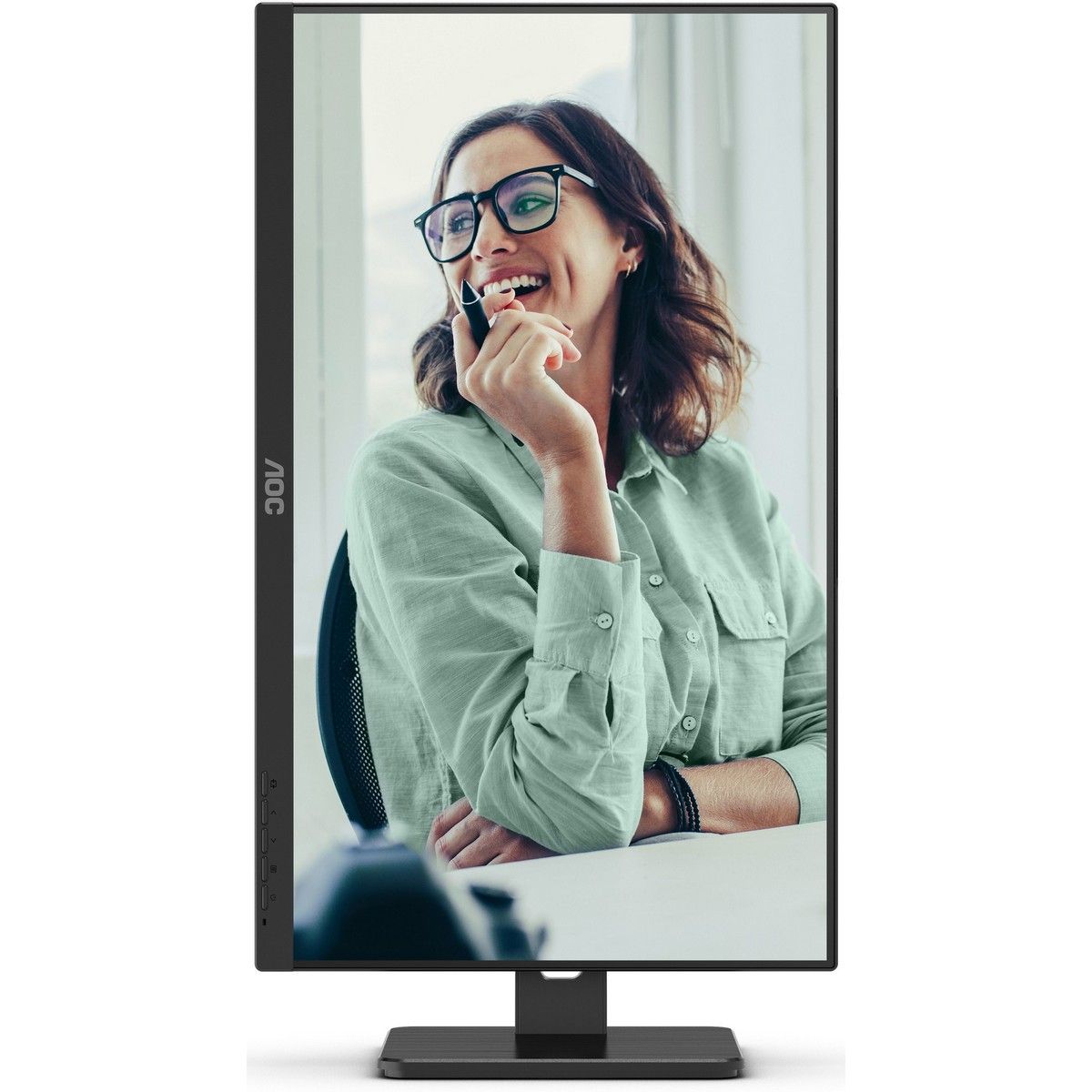 Монитор AOC 27" Pro Q27P3CV черный IPS LED 4ms 16:9 HDMI M/M матовая HAS Piv 1000:1 350cd 178гр/178г