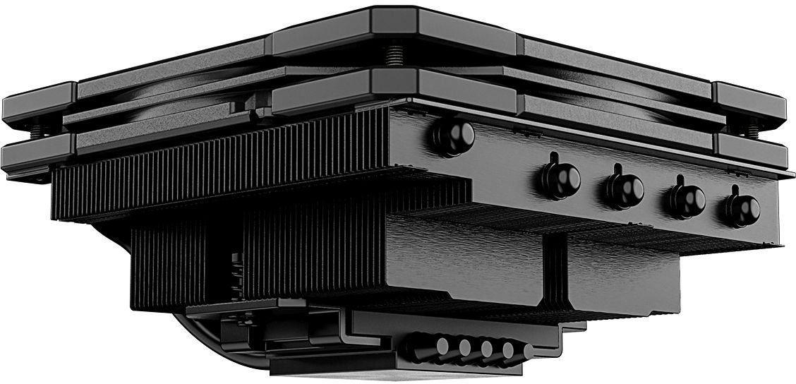 Устройство охлаждения(кулер) ID-Cooling IS-55 Soc-AM5/AM4/1200/1700/1851 черный 4-pin 31.2-31.2dB Al