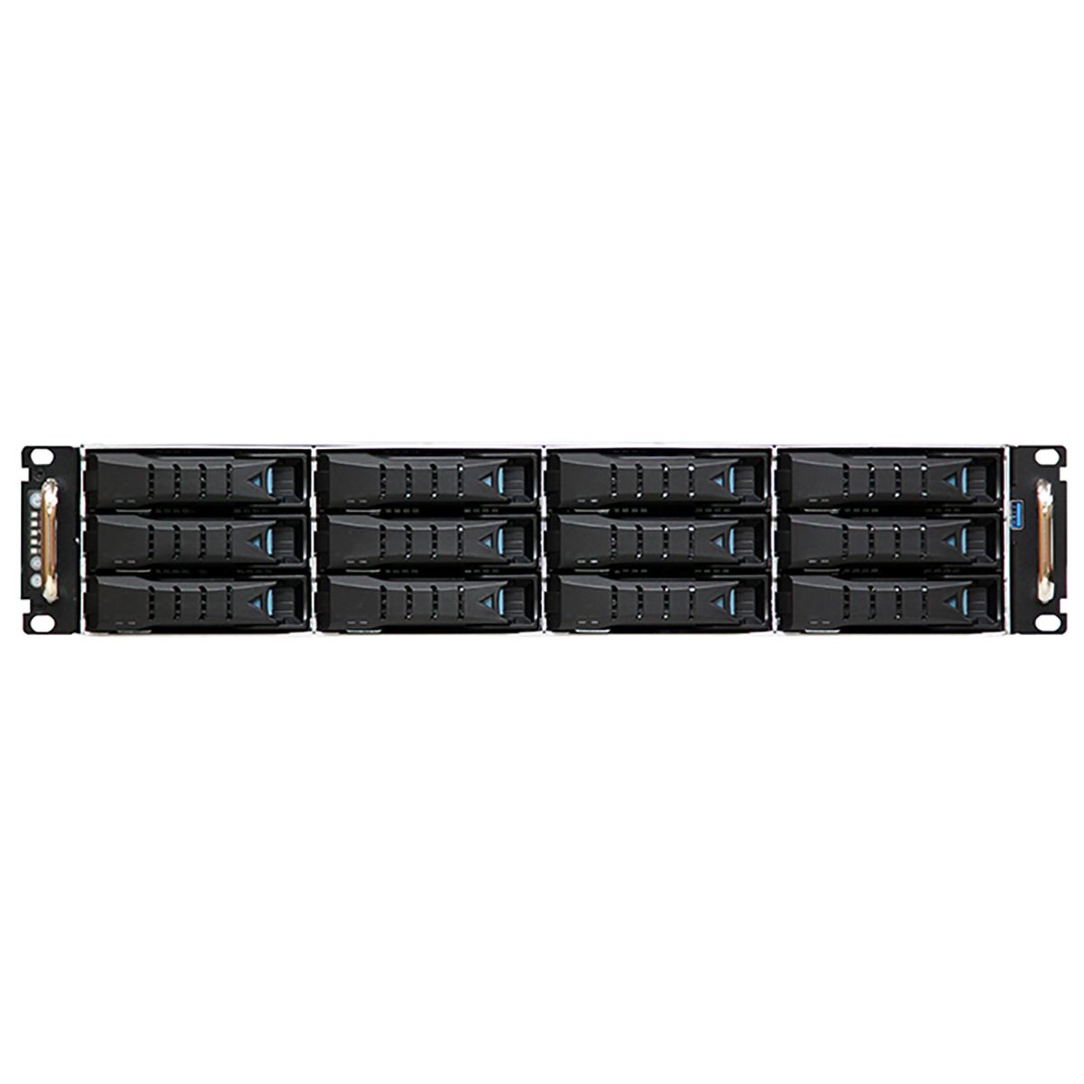 Корпус AIC RSC-2ET_XE1-2ET00-19H 12xSATASAS HS 3,5/2,5"universal bay +2x2,5" 7mm rear HS b