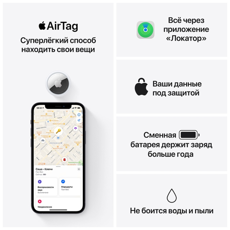 Трекер Apple AirTag (1 Pack)