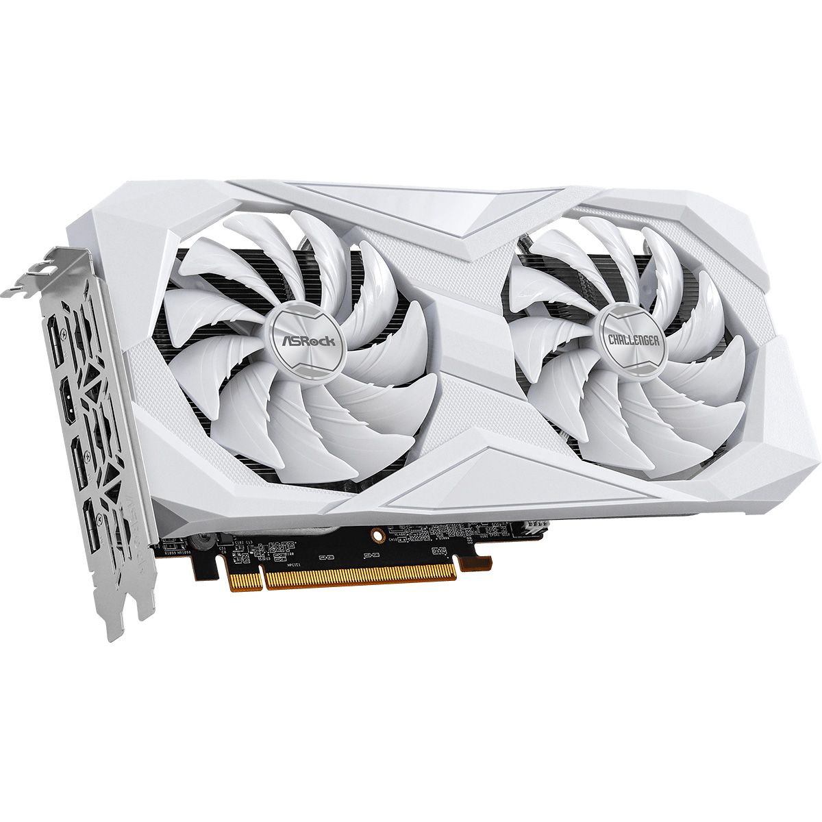 RX6600 Challenger White 8GB GDDR6 HDMI DPx3 2FAN RTL