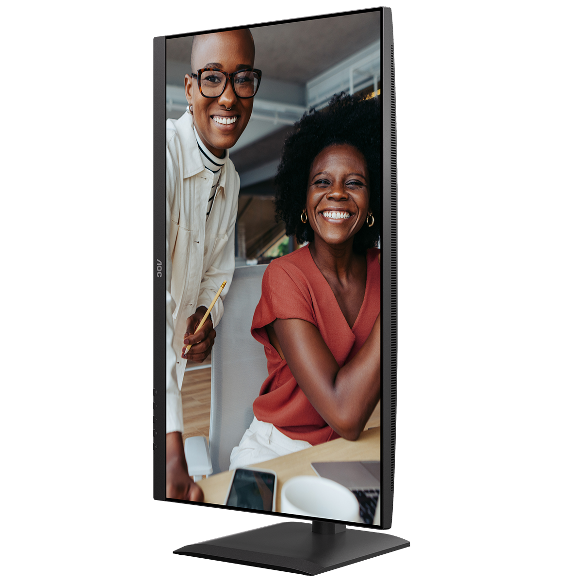 Монитор 27" AOC U27E4CV Black (4K, IPS, 3840x2160, 60Hz, 4 ms, 178°/178°, 400 cd/m, +2xHDMI 2.0