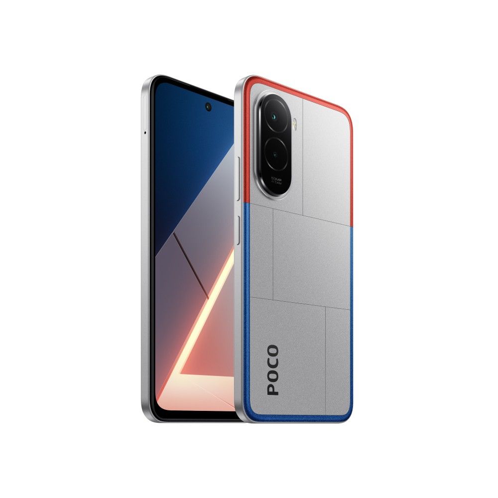 Смартфон POCO M7 RU 6+128Gb серебряный (MZB0L40RU)