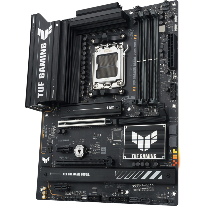 Материнская плата Asus TUF GAMING B650E-PLUS WIFI Socket AM5 AMD B650 4xDDR5 ATX AC`97 8ch(7.1) 2.5G