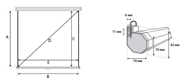 Экран Lumien 111" 200x200см Eco Picture LEP-100103 1:1 настенно-потолочный рулонный