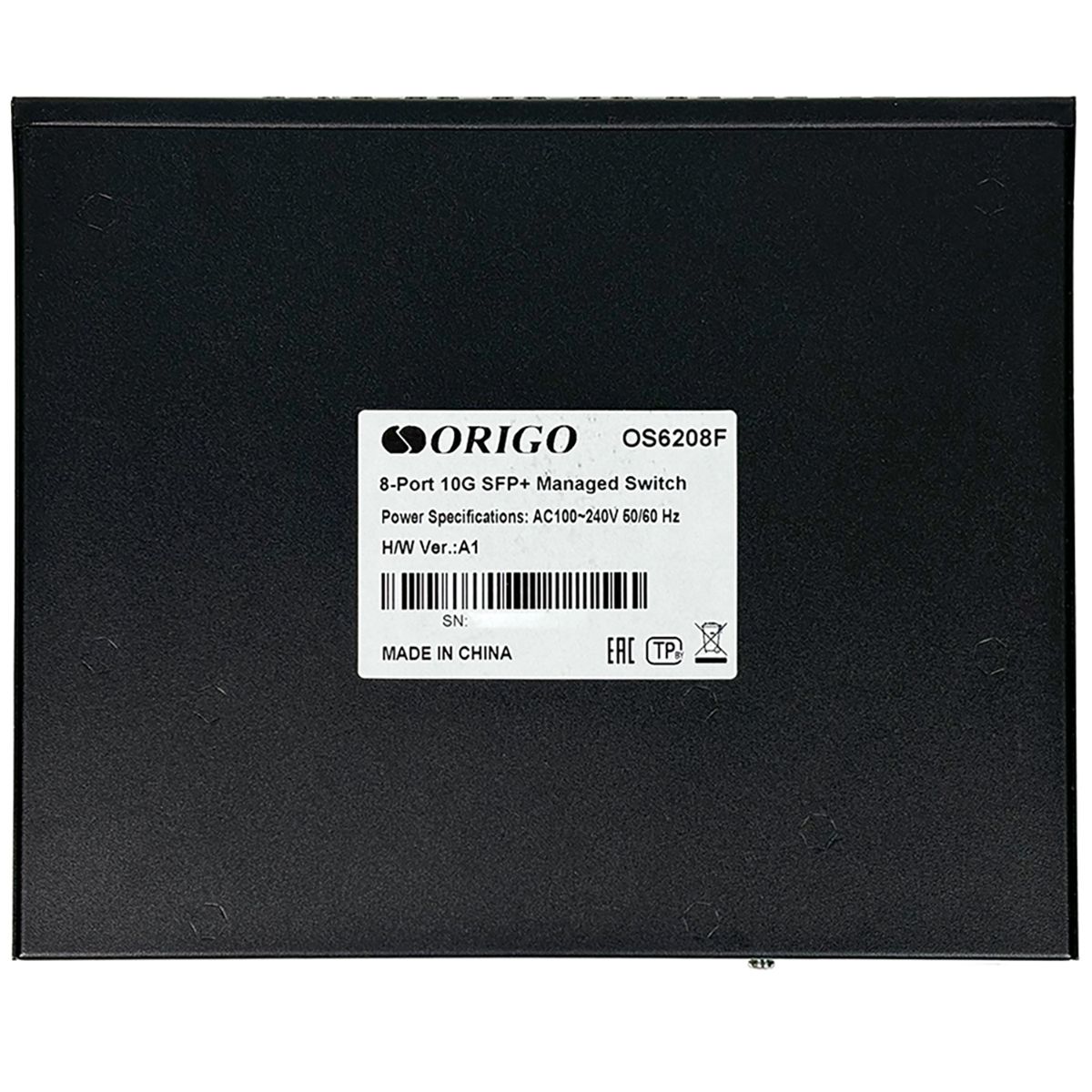 Коммутатор Origo OS6208F OS6208F/A1A (L2) 8SFP+ управляемый