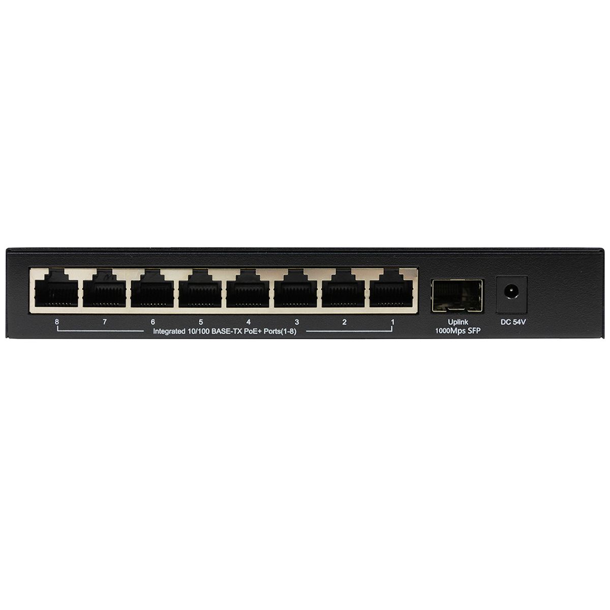 Коммутатор Origo OS1209P/80W OS1209P/80W/A1A (L2) 8x100Мбит/с 1SFP 8PoE 80W неуправляемый