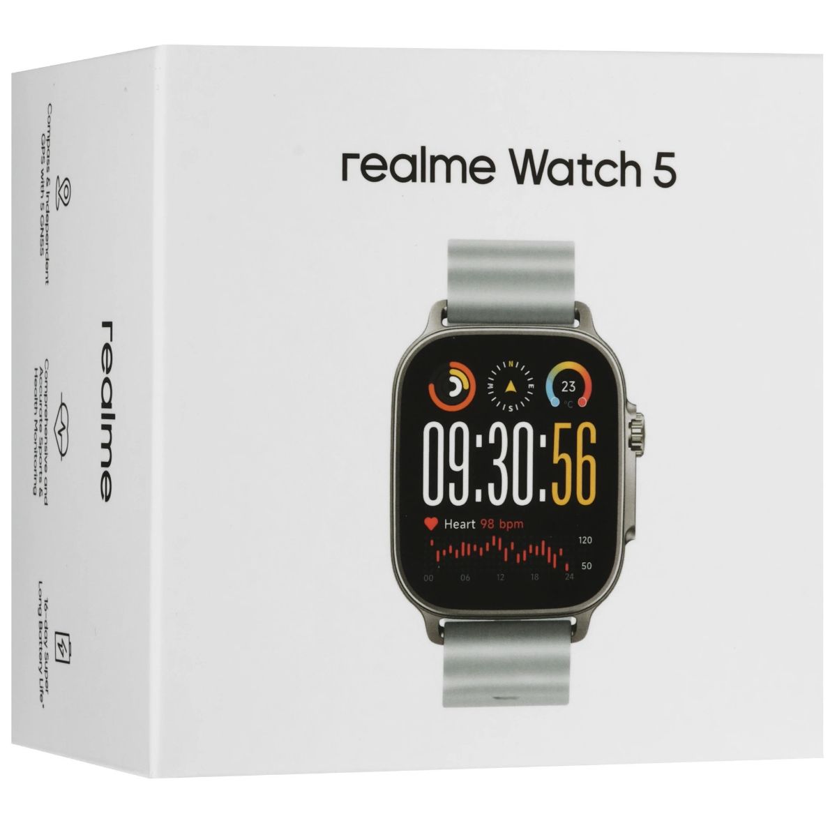 Умные часы Realme watch 5, Серебряный
