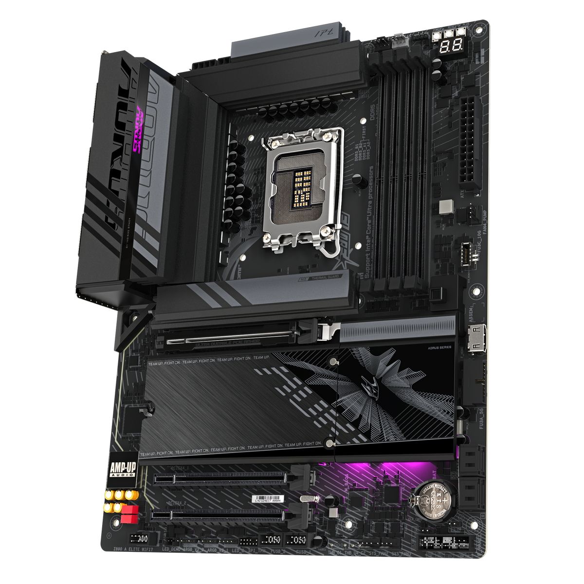 Материнская плата Z890 AORUS ELITE WIFI7, Socket 1851, Intel®Z890, 4xDDR5-6400, DP, 3xPCI-Ex16, 4xSA