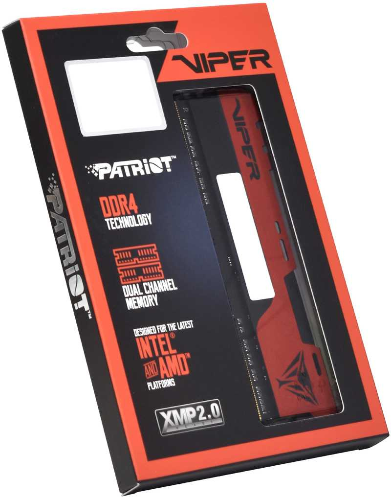 Память DDR4 2x16Gb 3200MHz Patriot PVE2432G320C8K Viper Elite II RTL Gaming PC4-25600 CL18 DIMM 288-