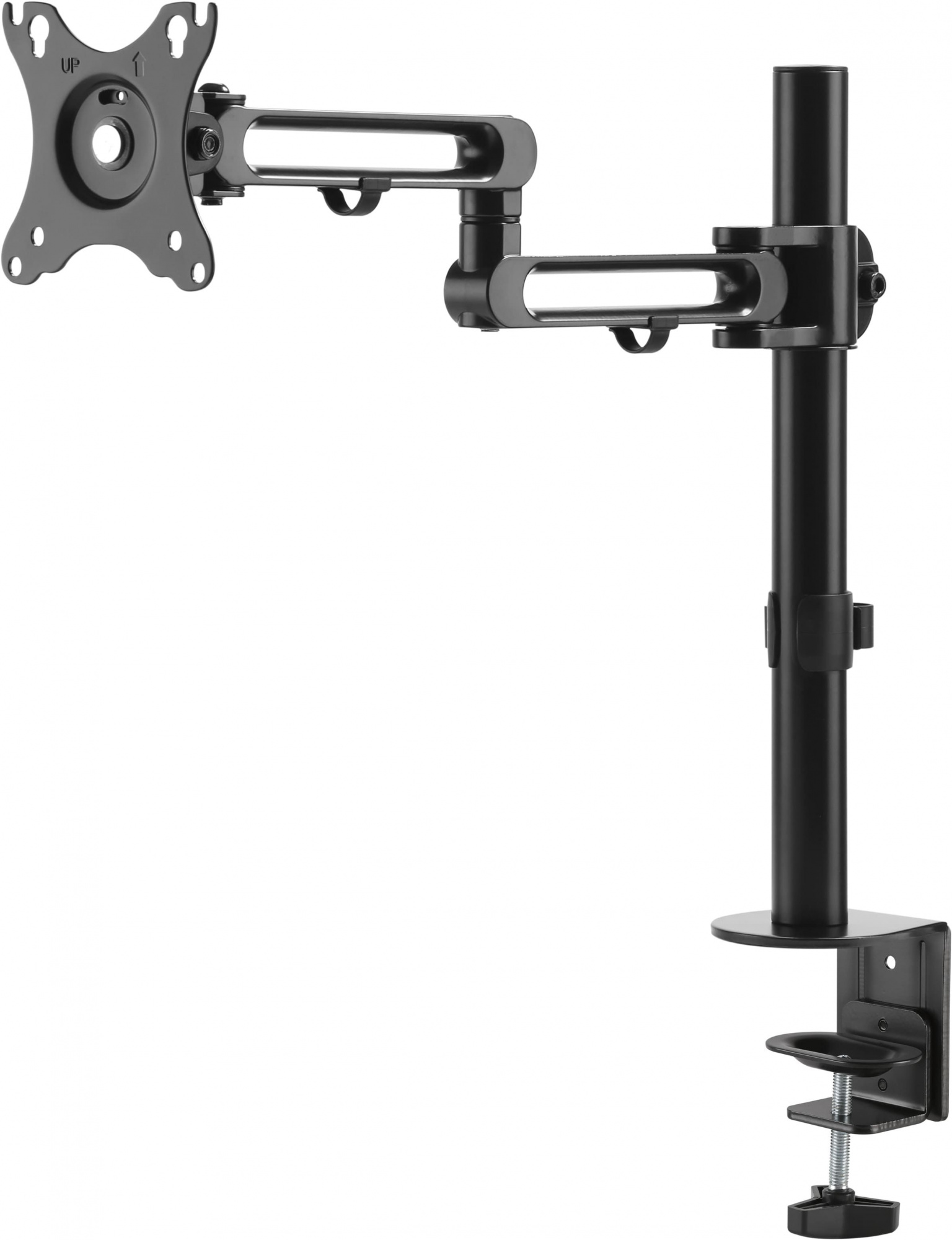 Кронштейн для мониторов Ultramounts UM736 черный 17"-32" макс.8кг крепление к столешнице поворот и н