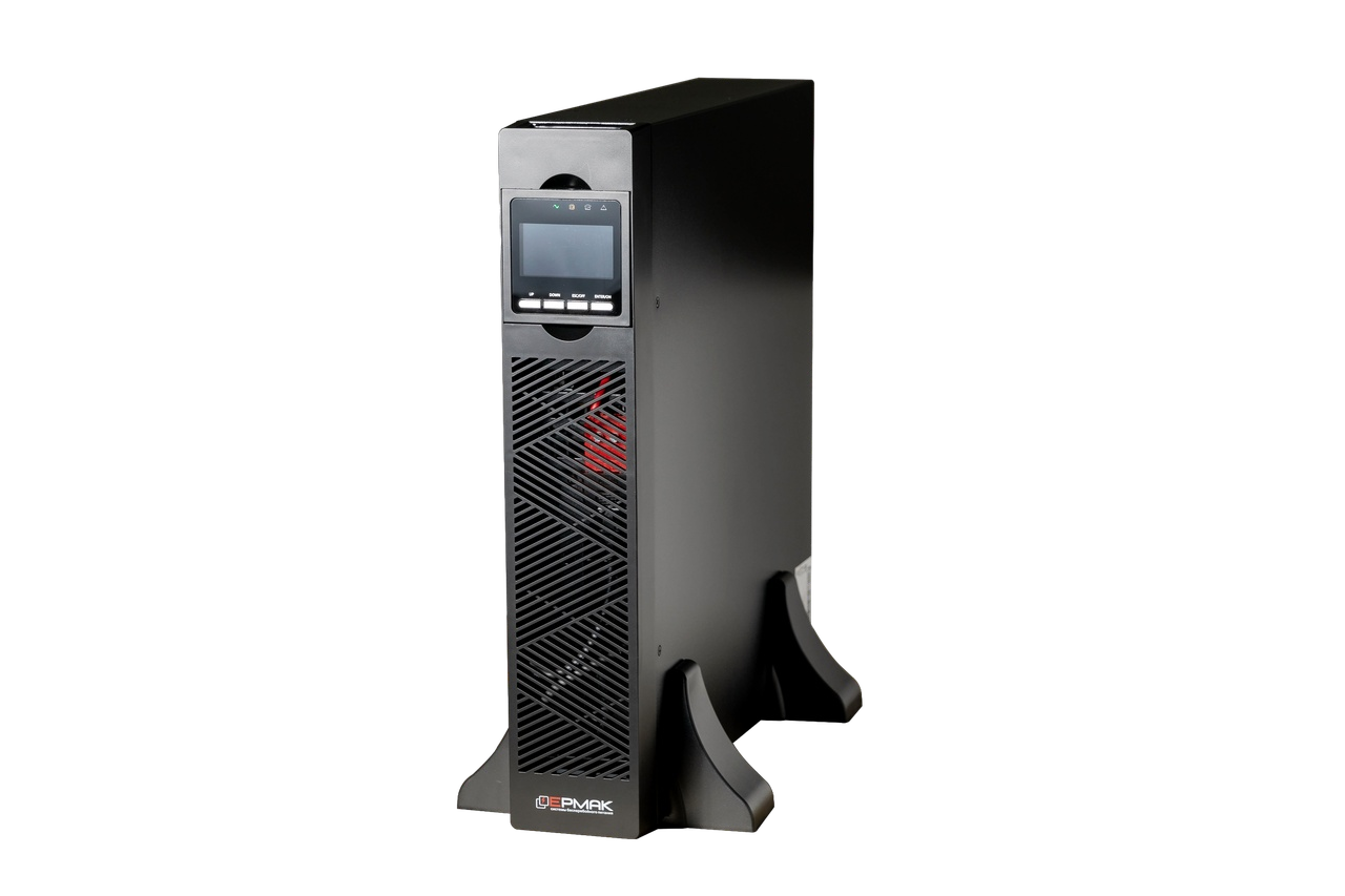 ИБП Ермак Онлайн стоечный 2U, 1500 ВА/1500 Вт, 8xIEC C13, EPO, USB, RS-232, 3x9Ач, ШхГхВ 440х460х86.5мм., вес 16кг/ ЕРМАК СБП ЕРМАК 220-220.1.5-96-Р 2121052