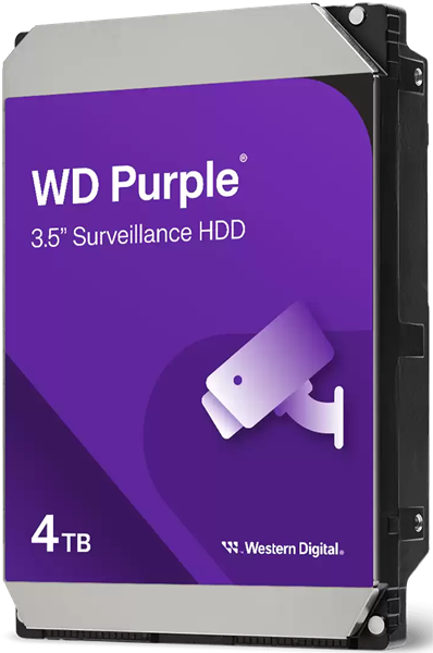 Жесткий диск Western Digital Purple HDD 3.5" SATA 4Tb, IntelliPower, 128MB buffer (DV&NVR), WD44PURZ