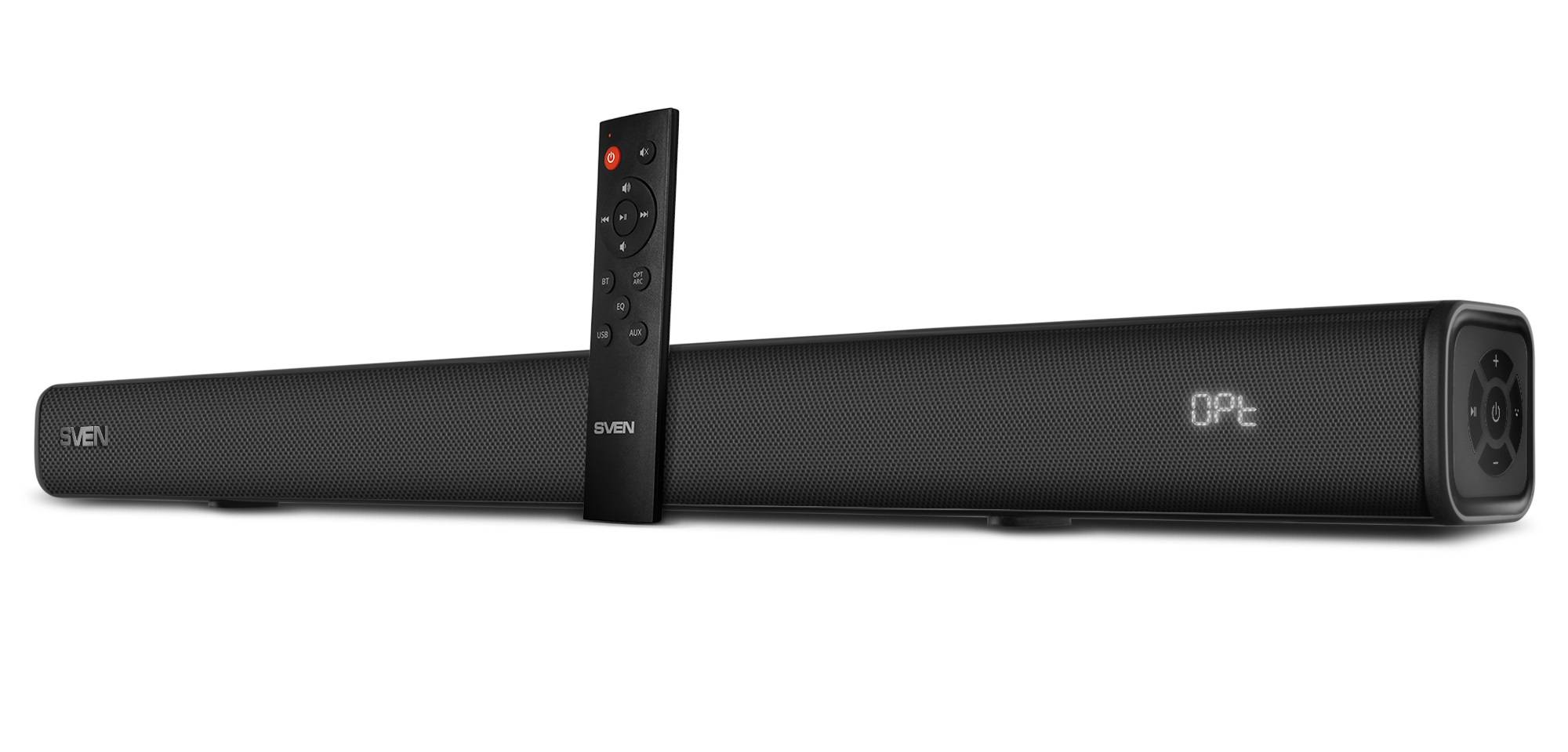 Саундбар SB-2040A, черный (40 Вт, Bluetooth, HDMI, ПДУ, Optical, USB, дисплей)