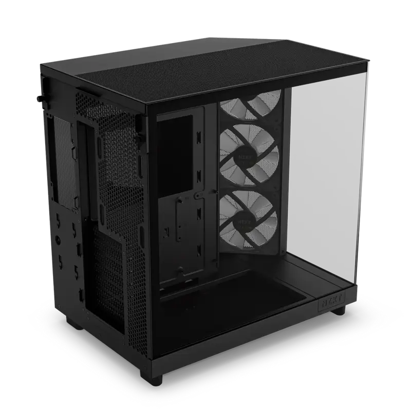 Корпус NZXT H6 Flow RGB (2023), Midi-Tower, TG, 3x120mm RGB, 2xUSB-A 3.2 + 1xUSB-C 3.2, ATX, mATX, m