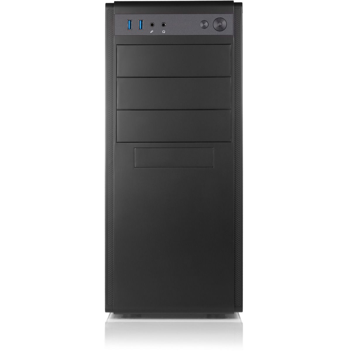 Корпус FoxLine FL-886-U32 ATX case, black, w/o PSU, w/2xUSB3.0, w/o pwr cord, w/o FAN