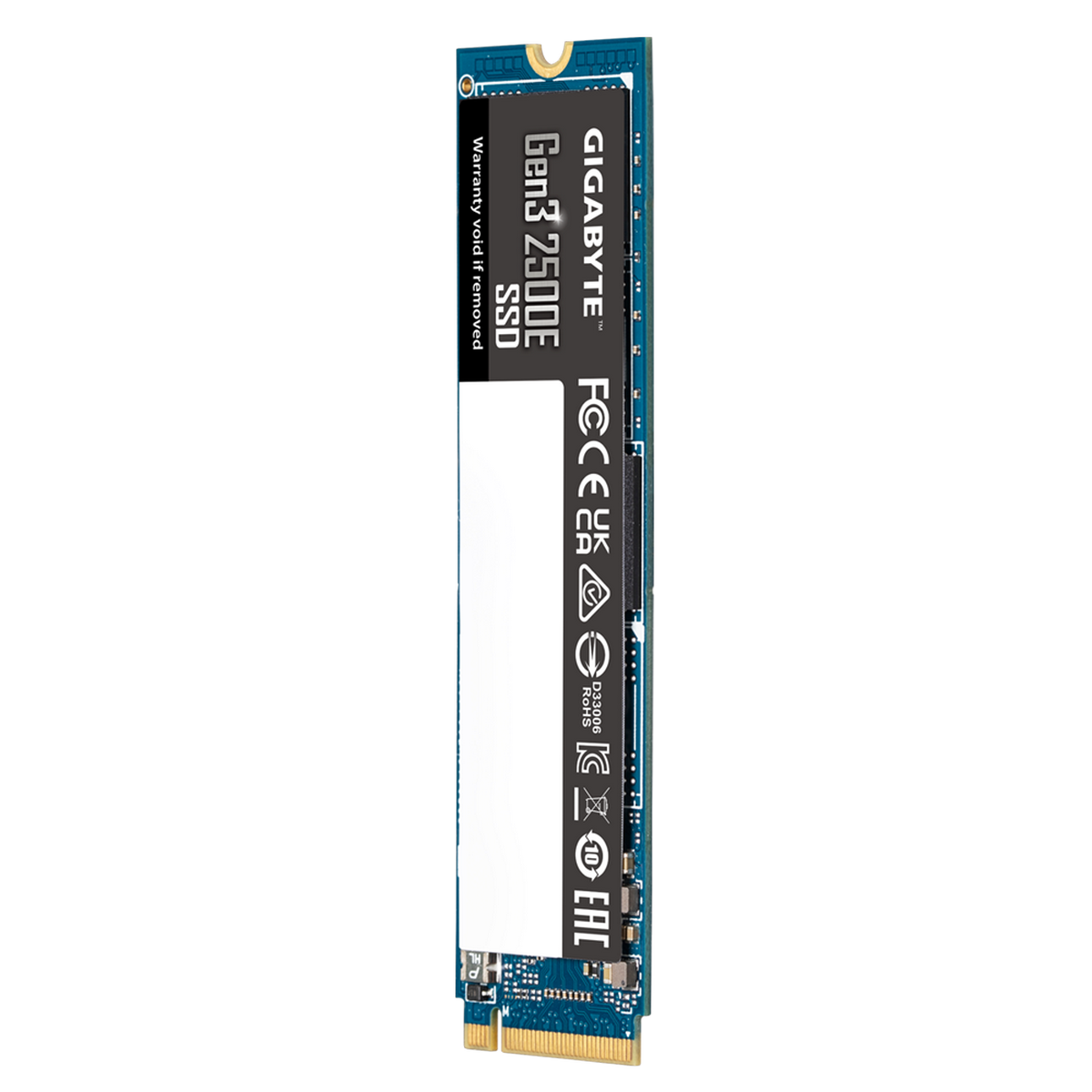 SSD накопитель GIGABYTE 2500E G325E500G 500ГБ, M.2 2280, PCI-E 3.0 x4, NVMe, M.2