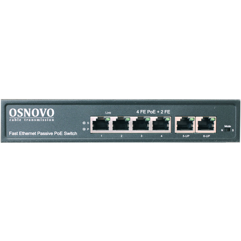 Коммутатор Osnovo SW-20600/A(80W) 80W неуправляемый