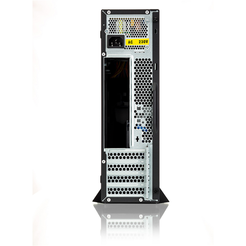 Корпус с блоком питания Foxline mATX Desktop 300W FL-211 mATX case, black, w/PSU TFX 300W, w/2xUSB2.