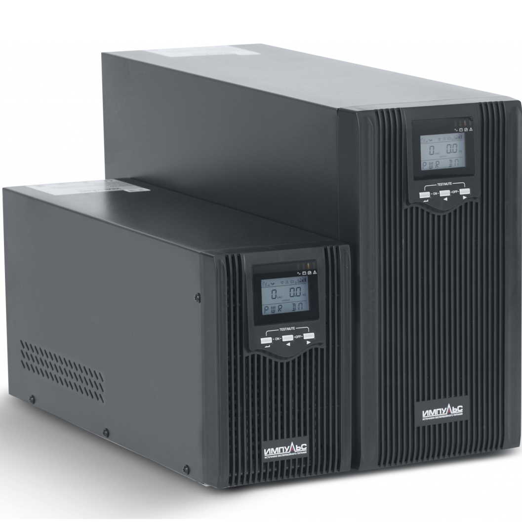 Источник бесперебойного питания Импульс Юниор Про 3000 2400Вт 3000ВА черный