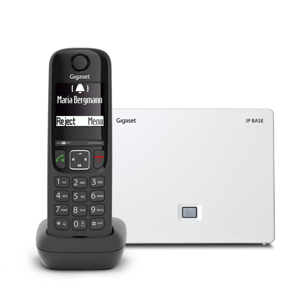 Телефон IP Gigaset AS690IP Base Rus черный (S30852-H3124-R101)