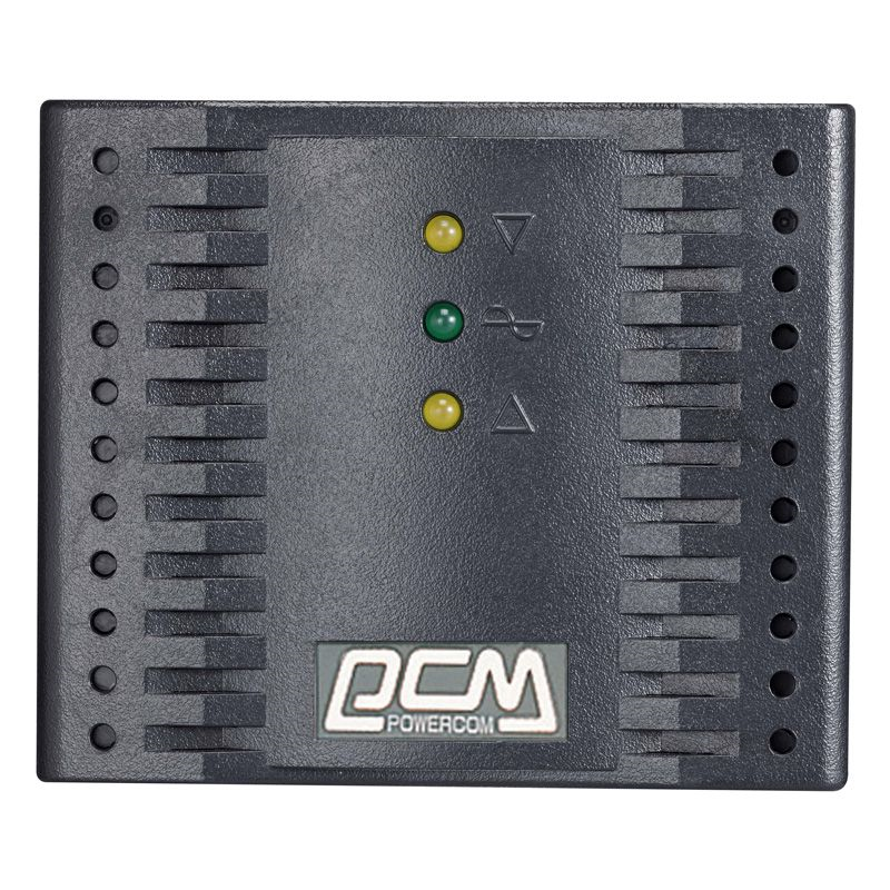 Стабилизатор напряжения Powercom TCA-1200 600Вт 1200ВА черный