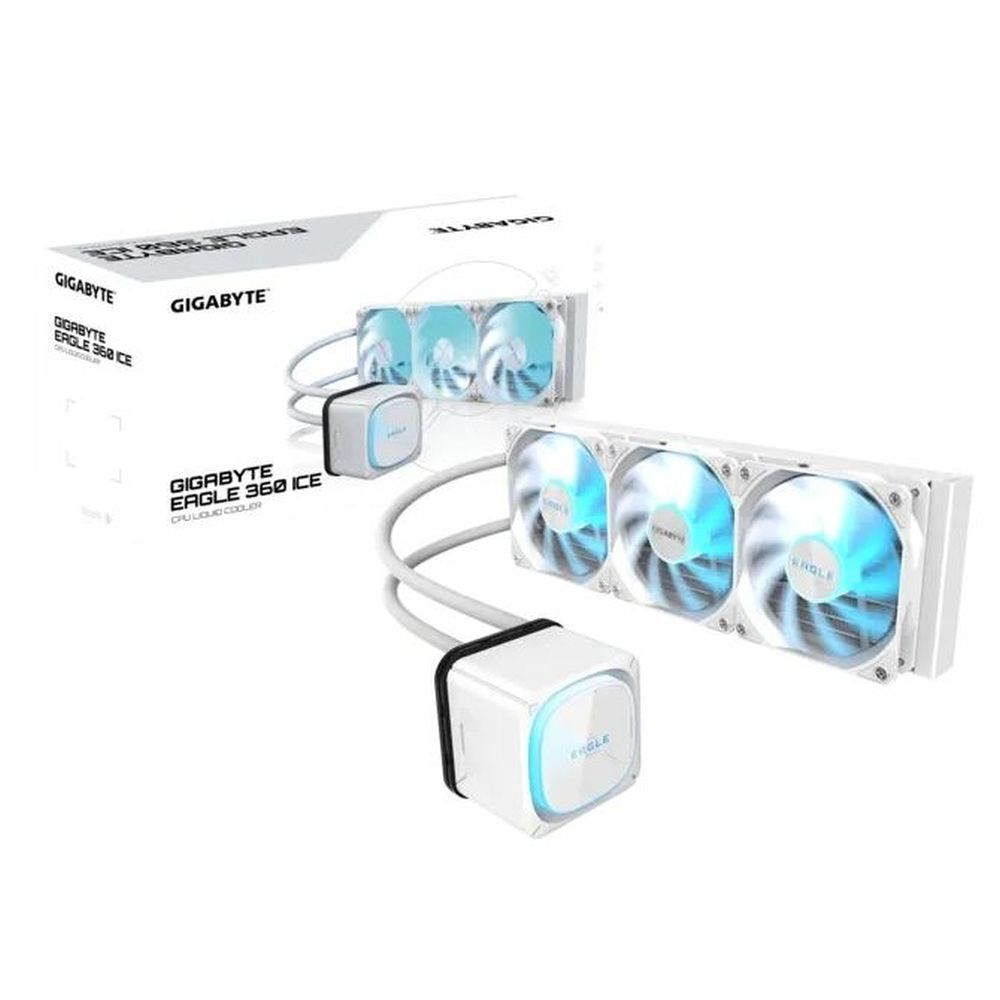 Жидкостная система охлаждения Gigabyte Eagle 360I 3 x 120mm ARGB Fan, LGA 1200, LGA 1700, LGA 1851, 