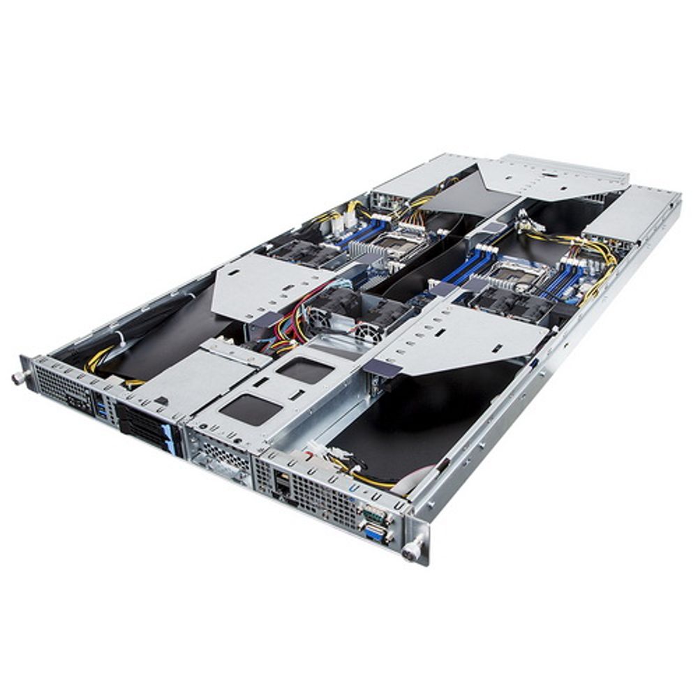 Платформа системного блока Gigabyte G190-H44 1U HPC 4x GPU (NVIDIA® validated GPU platform) Server, 2x Intel Xeon E5-2600V4, 16x RDIMM «DDR4 slots, 2 x GbE LAN ports (Intel® I350-AM2), 2 x 2.5» + 2 x 1.8» fixed internal HDD/SSD bays, 80 PLUS Platinum 2000