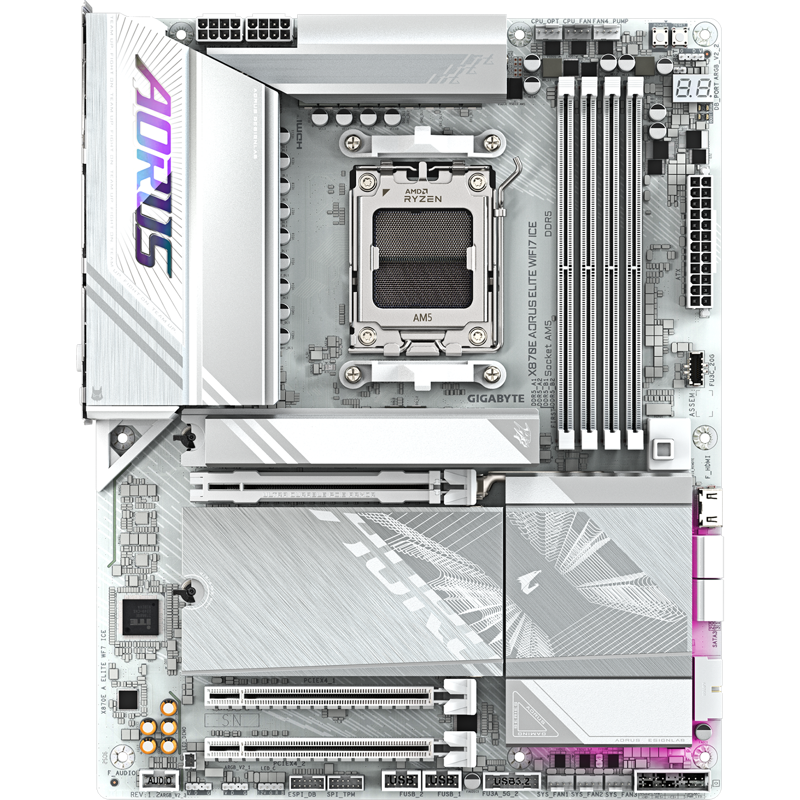 GIGABYTE X870E A ELITE WF7 ICE