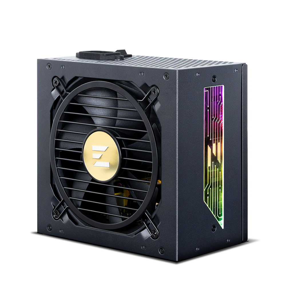 Блок питания Zalman ATX 1200W ZM1200-TMX2 VIEW Gen.5 80+ gold 24pin APFC 120mm fan 12xSATA Cab Manag