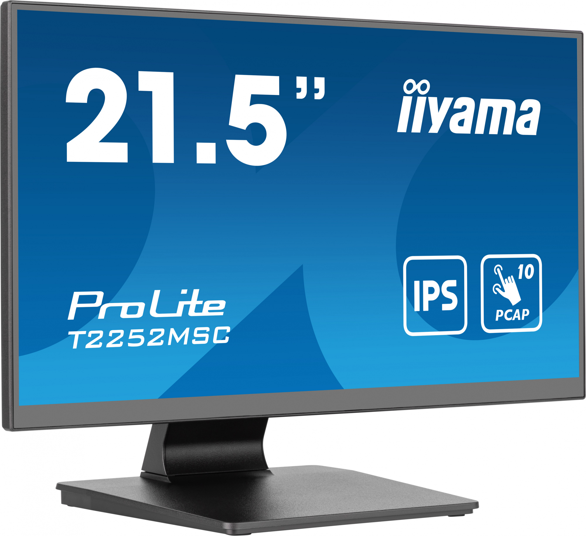 Монитор Iiyama 21.5" ProLite T2252MSC-B2 черный IPS LED 5ms 16:9 HDMI M/M глянцевая 250cd 178гр/178г