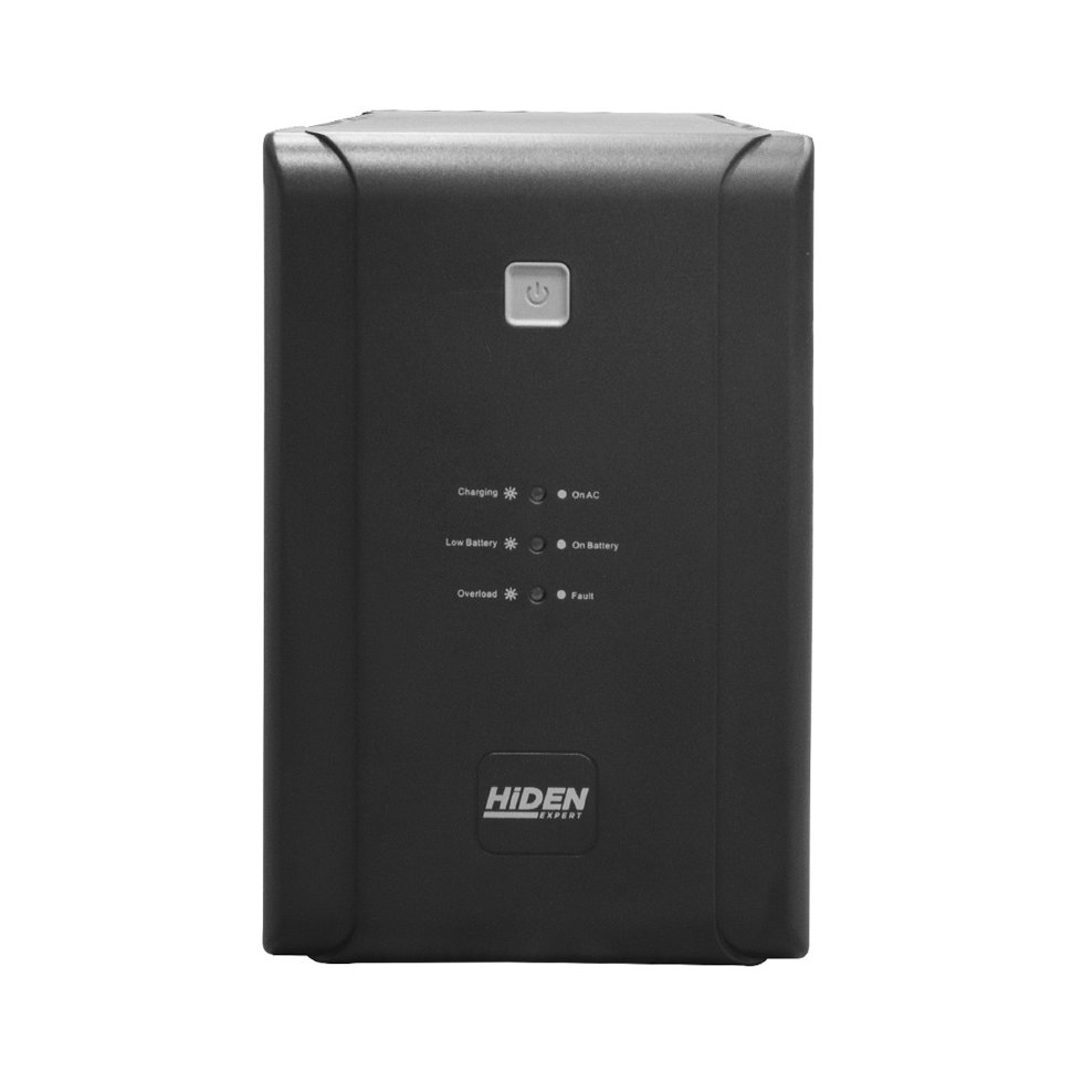 ИБП HIDEN EXPERT ULS1000E 1000ВА/600Вт {Линейно-интерактивный,4xSchuko+2xIEC C13 LED, USB, встроенны