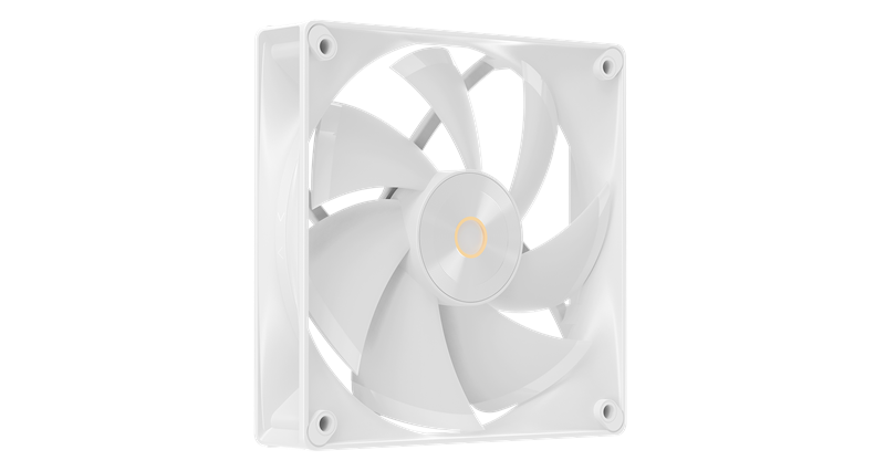 Вентилятор для корпуса Ocypus Delta F12 WH, 120x120x25mm, 4-PIN PWM, 500-2000 RPM, 29 DBA MAX, HYDRO
