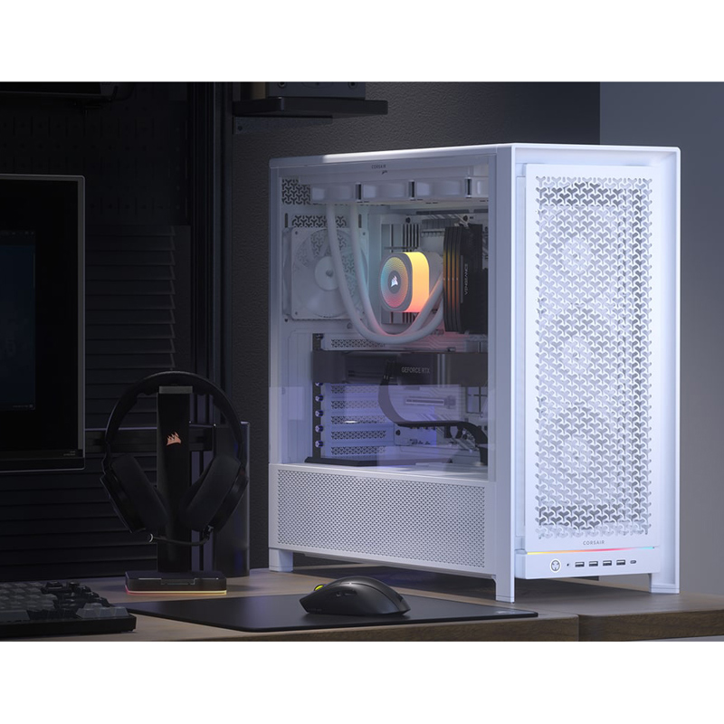 Корпус Corsair Frame 5000D RS High-Airflow, Midi-Tower, TG, 4x140mm, 4xUSB-A 3.2, 1xUSB 3.2 Type-C, 