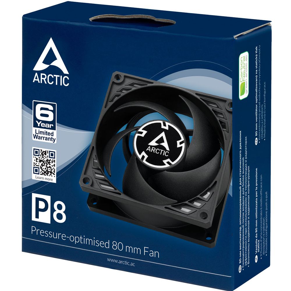 Вентилятор Case fan ARCTIC P8 (black/black)