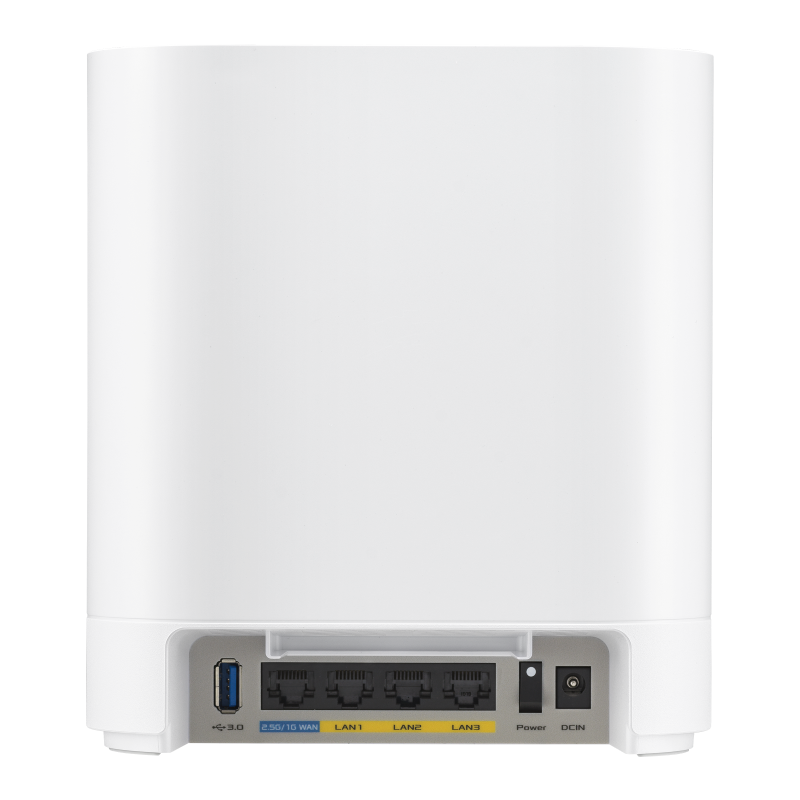 Точка доступа Wi-Fi ASUS EBM68(W-1-PK) WiFi 6 2.5G 3x1G USB 4804+2402+574Mbps 5GHz/2.4GHz /WHITE-1-P