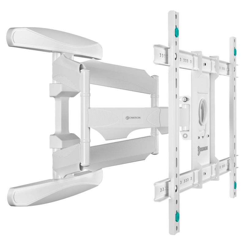 Кронштейн для телевизора Onkron M6L белый 40"-75" макс.45кг настенный поворот и наклон