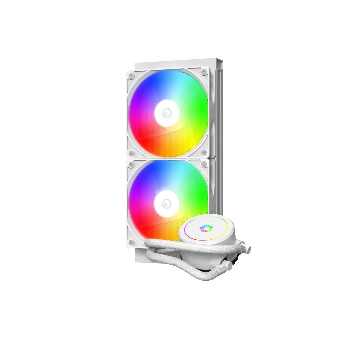 Система водяного охлаждения ID-Cooling FX240 Inf ARGB Soc-AM5/AM4/1200/1700/1851 белый 4-pin 27.2dB 