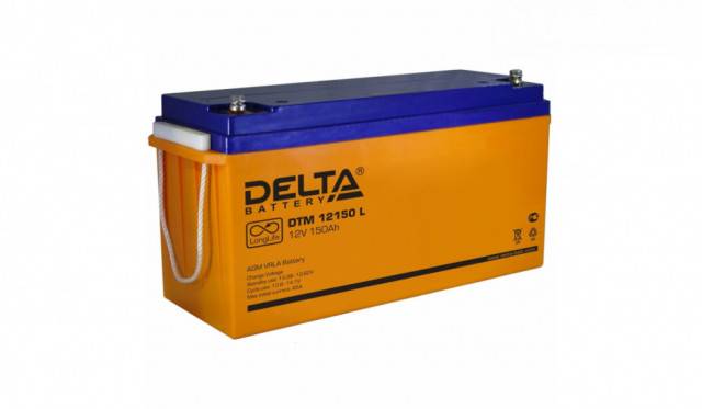 Аккумуляторная батарея Delta Аккумуляторная батарея для ИБП DTM 12150 L (12V/150Ah)