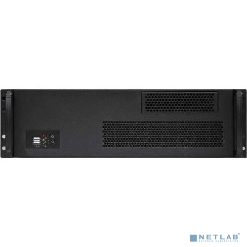 Procase Корпус 3U rear/front-access server case, черный, без блока питания, глубина 300мм, MB 12"x9.