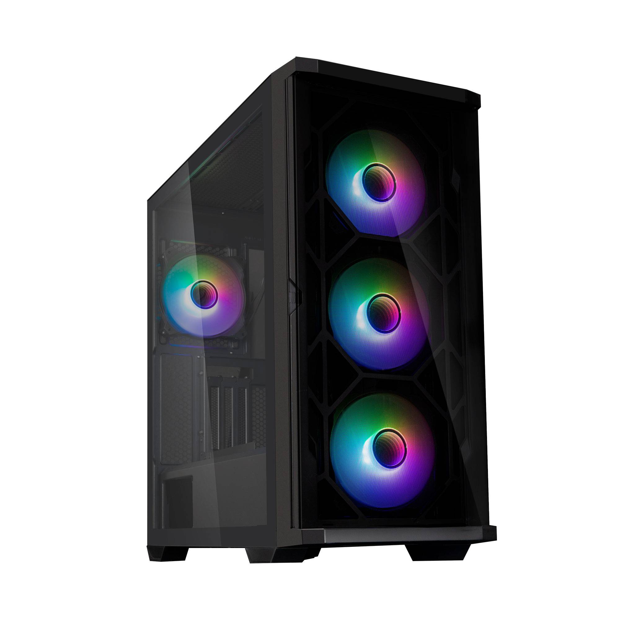 Корпус ZALMAN Z10 DUO, ATX, BLACK, WINDOW, 2x3.5", 2x2.5", 2xUSB3.0, 1xUSB 3.1 Type-C, FRONT 3x120mm