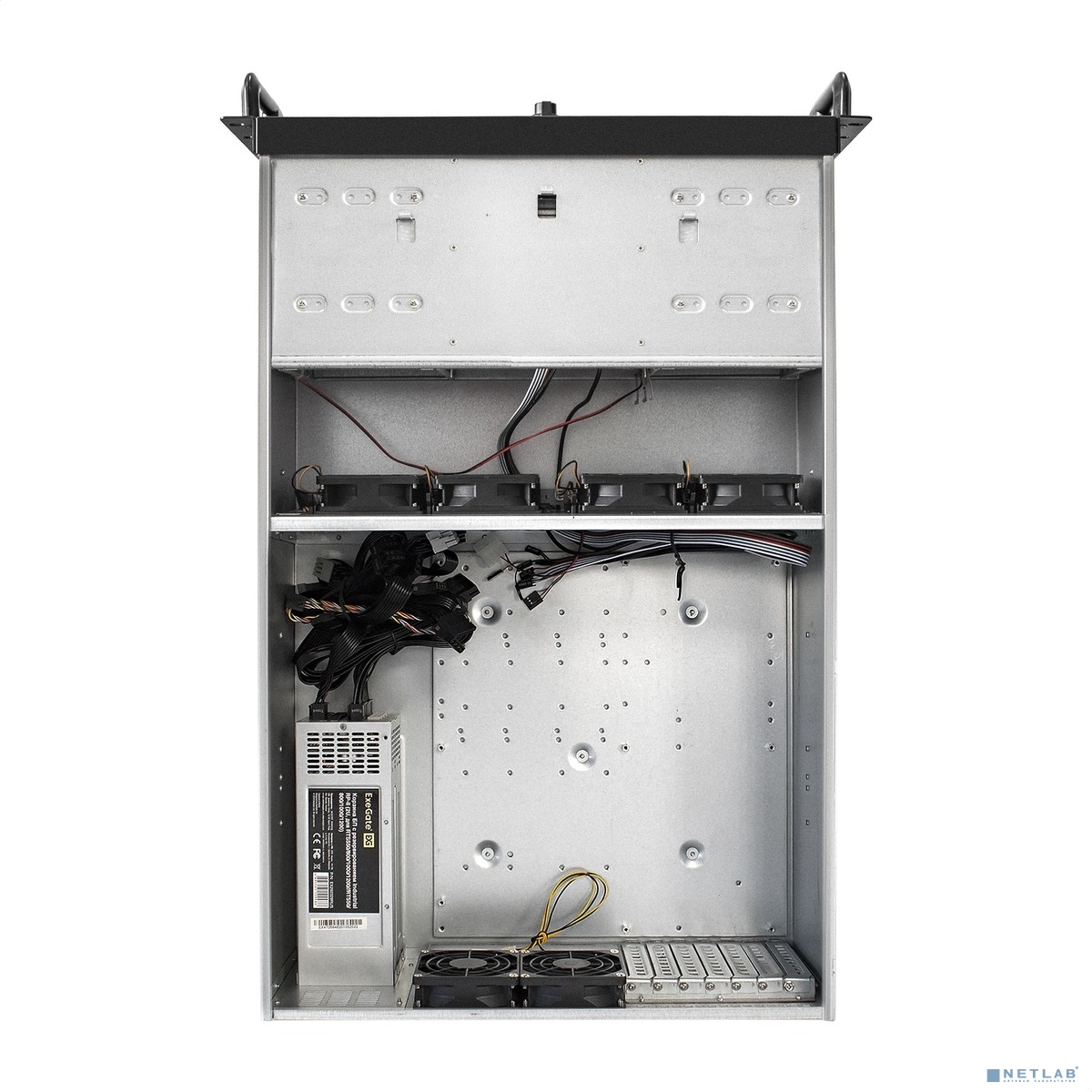 Exegate EX293881RUS Серверная платформа ExeGate Pro 4U650-010/4U4139L <RM 19", высота 4U, глубина 65