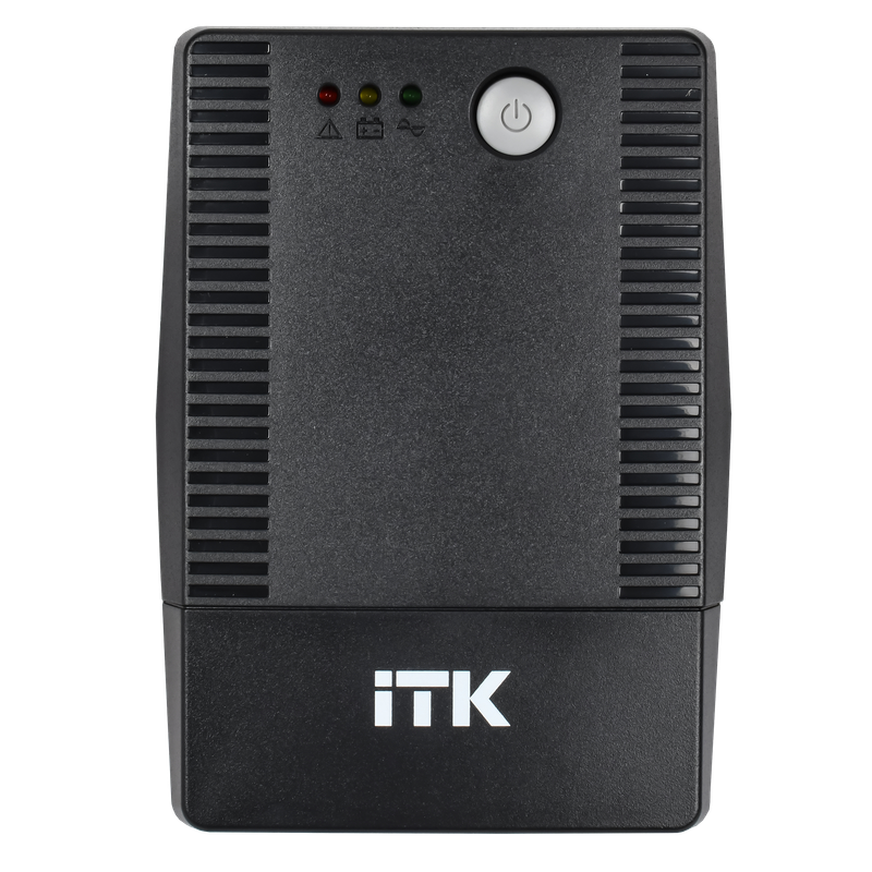 Источник бесперебойного питания ITK Electra EST-1000VA-1-001-S-L 600Вт 1000ВА черный