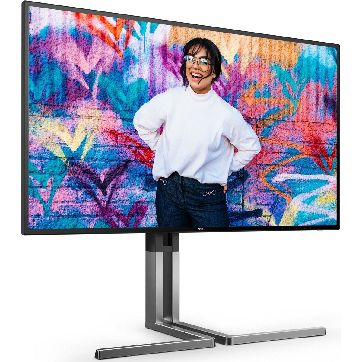 Монитор LCD AOC 27" U27U3CV {IPS 3840x2160 60Hz 178/178 HDMI2.0 DisplayPort1.2  VESA}
