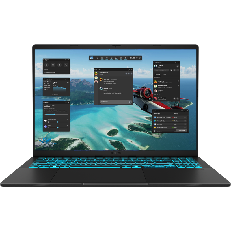 Ноутбук Asus V16 V3607VH-RP046 Core 5 210H 16Gb SSD1Tb NVIDIA GeForce RTX5050 8Gb 16" IPS WUXGA (192