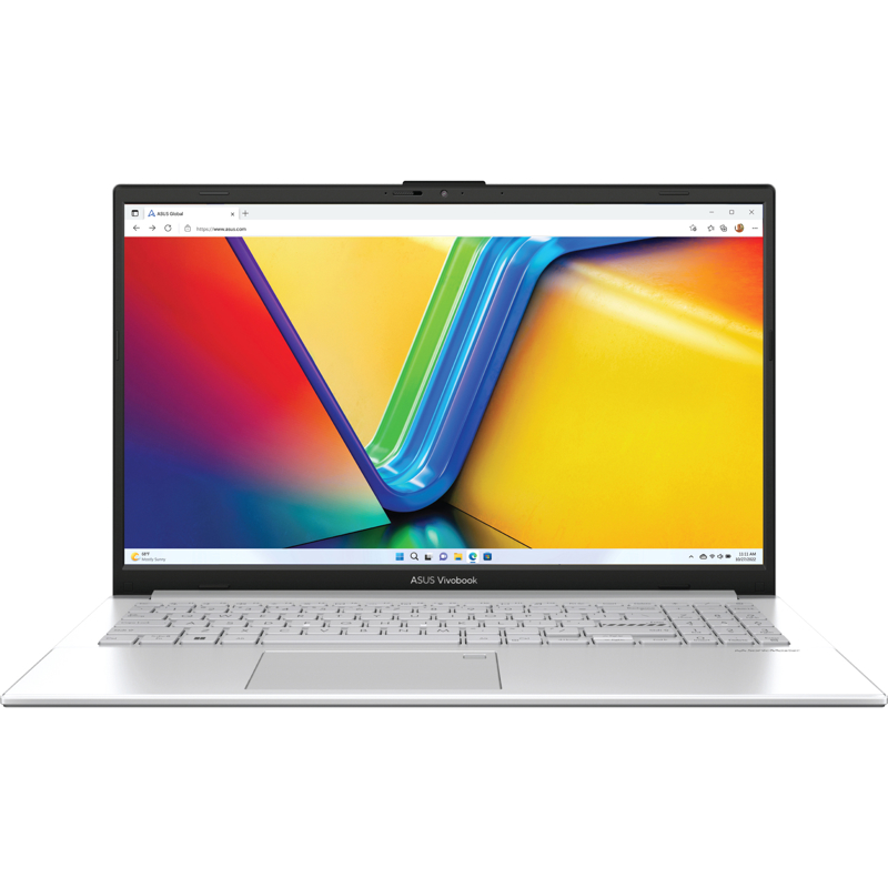Ноутбук ASUS Vivobook Go 15 E1504FA-BQ073W AMD Ryzen 5 7520U  2.8GHz  LPDDR5 8GB 512GB PCIE G3 SSD A