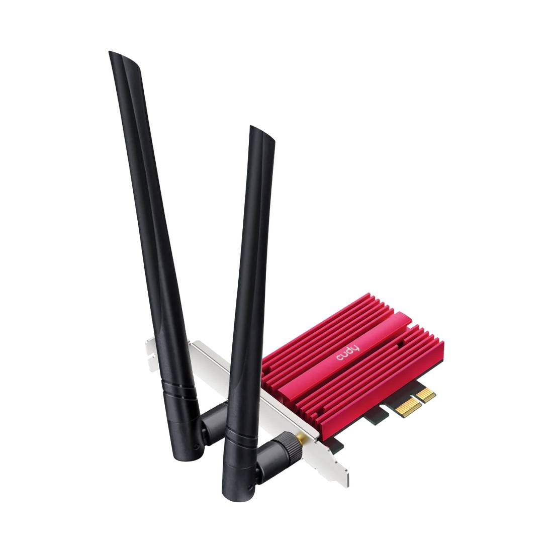 Сетевой адаптер Wi-Fi + Bluetooth Cudy WE3000S АХ5400 PCI Express (ант.внеш.съем) 2ант.