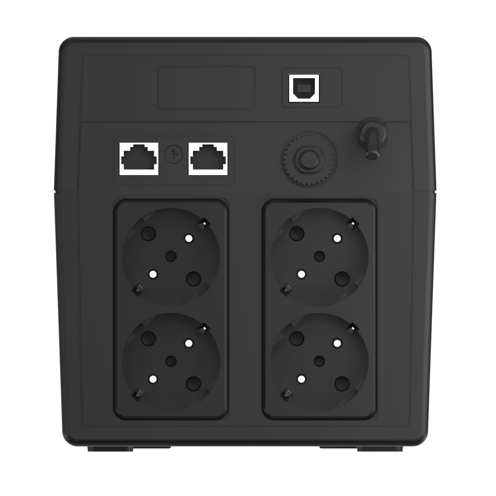 ИБП CBR [UPS-TWK-101EJ-1000] 1000VA/600W, Schuko CEE 7 x4 outlets, LED, USB Type-B, RJ11/45, AVR, 12